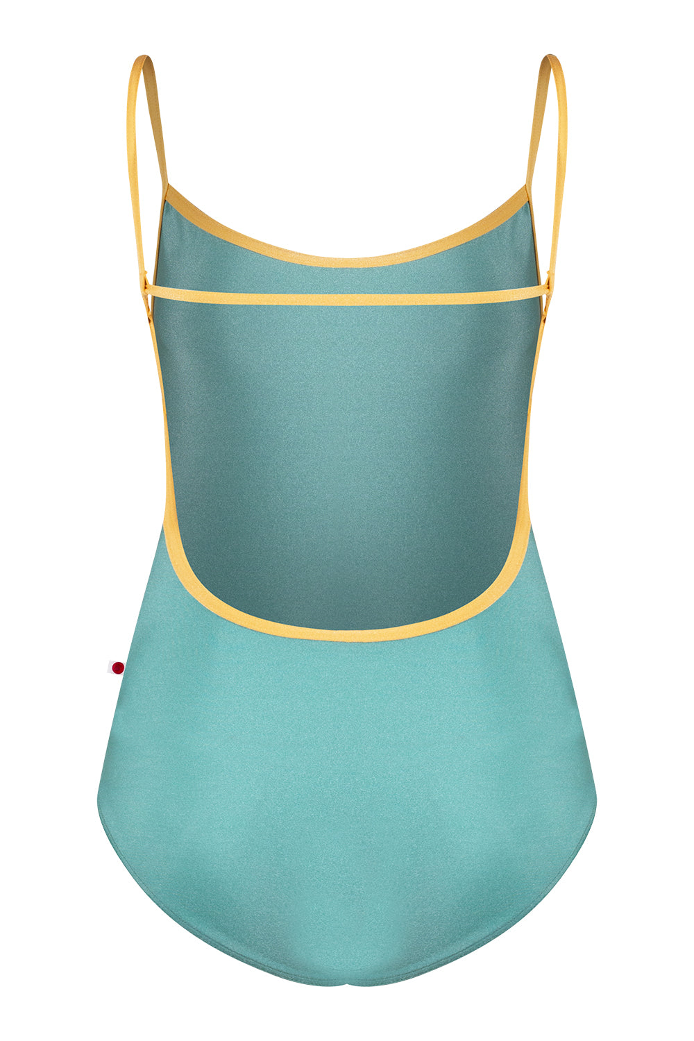 Tamara leotard in N-Cactus body color with N-Daffodil trim color