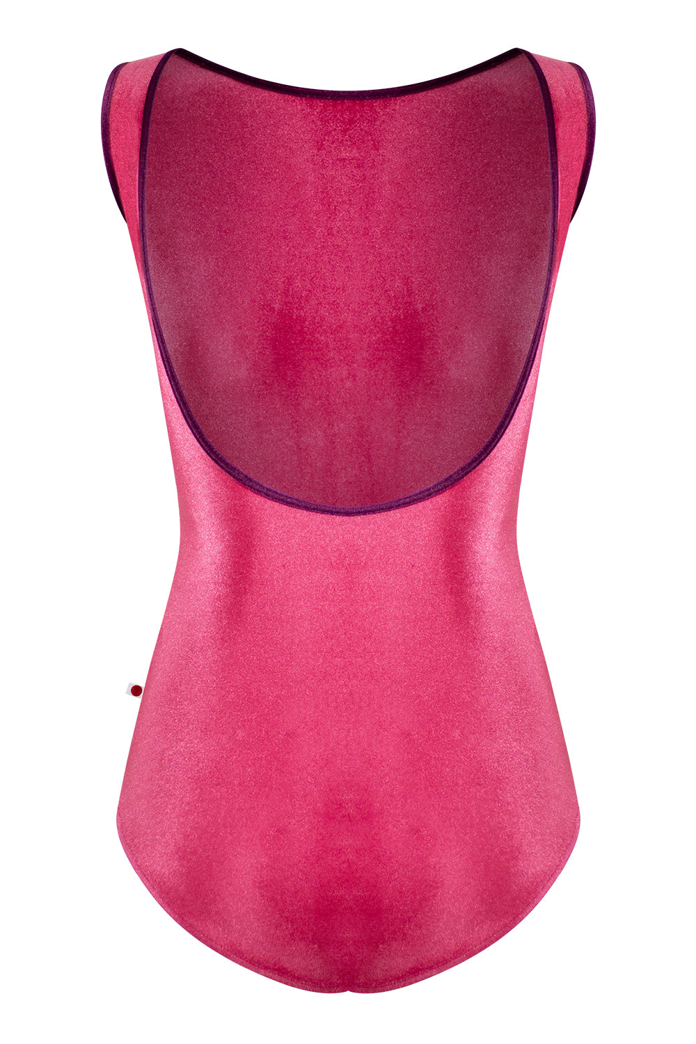 Sofiane leotard in V-Peony body color with V-Roxy trim color