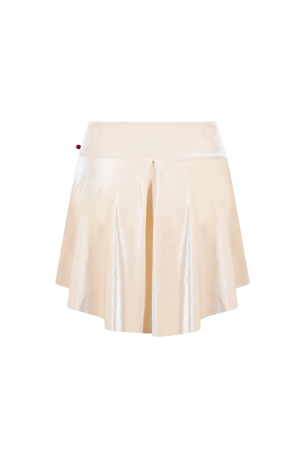 Isabelle short skirt in V-Buttermilk
