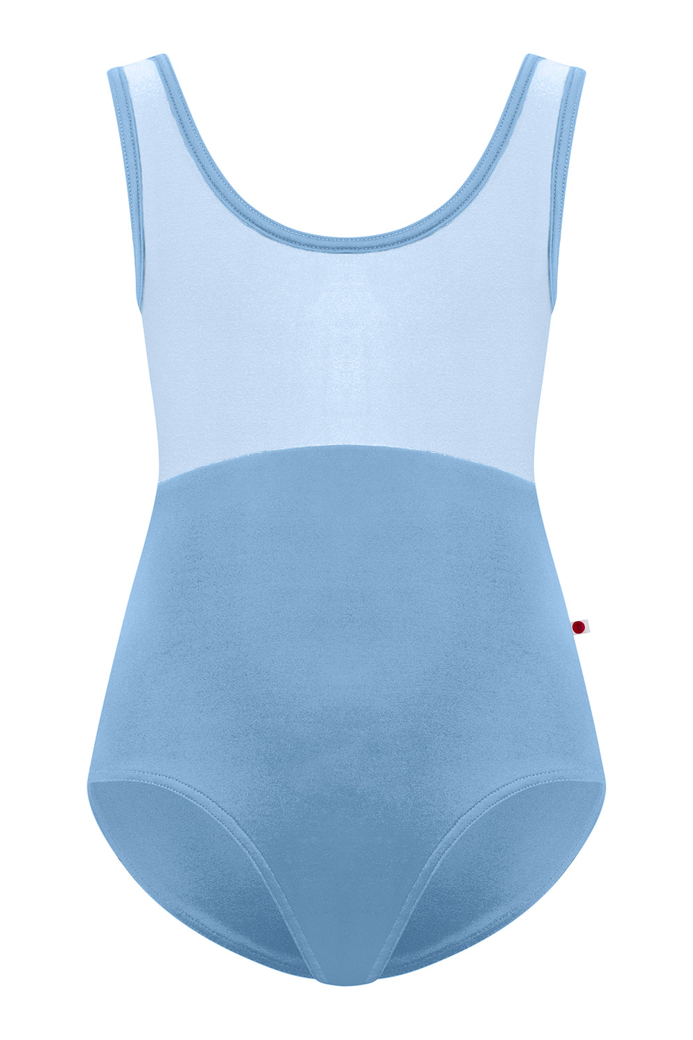 Kids Anna Duo leotard in N-Moontide body & top color with V-Serenade top color