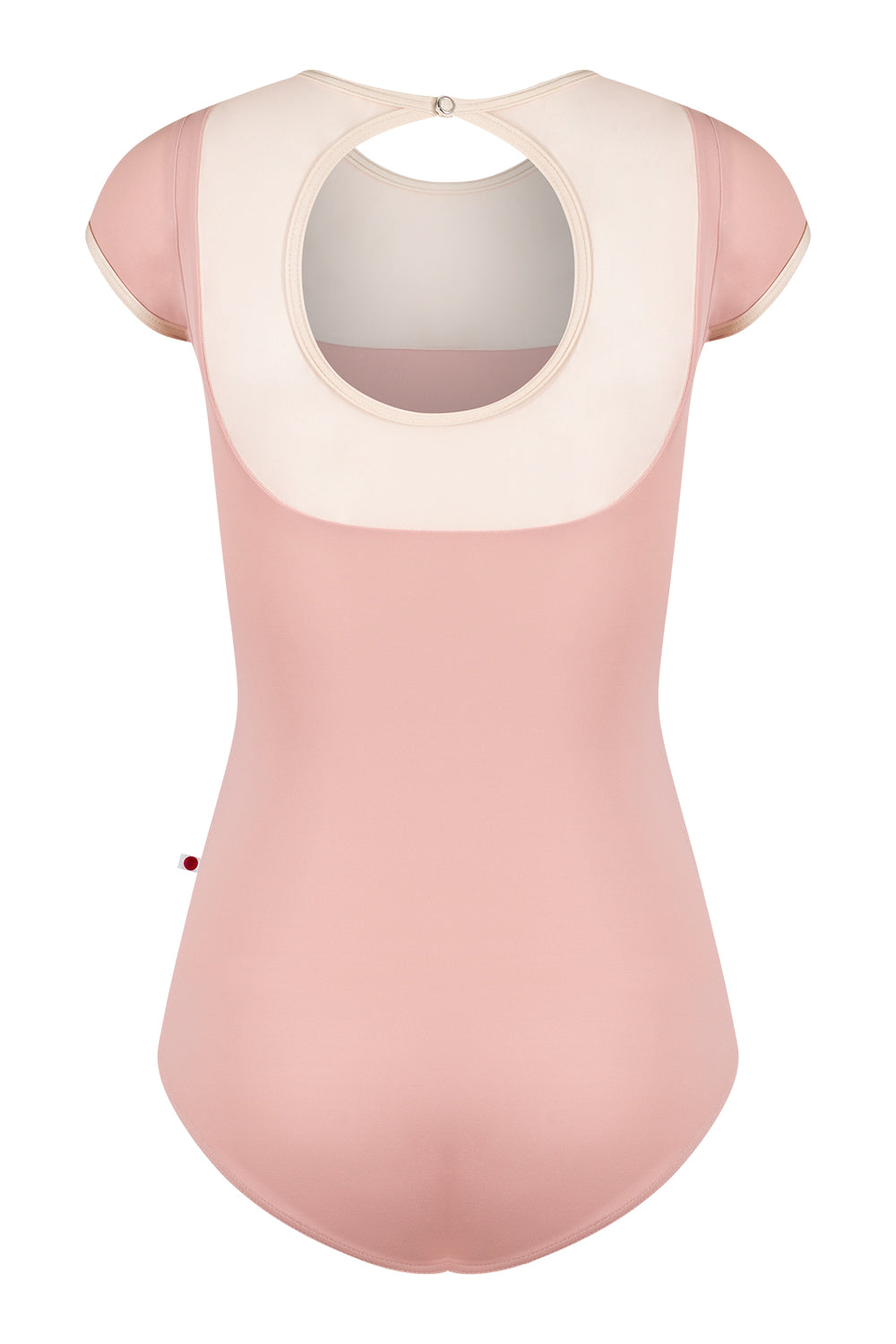 Cynthia Leotard in T-Petal body color with Mesh Blush top color and N-Pearl trim color