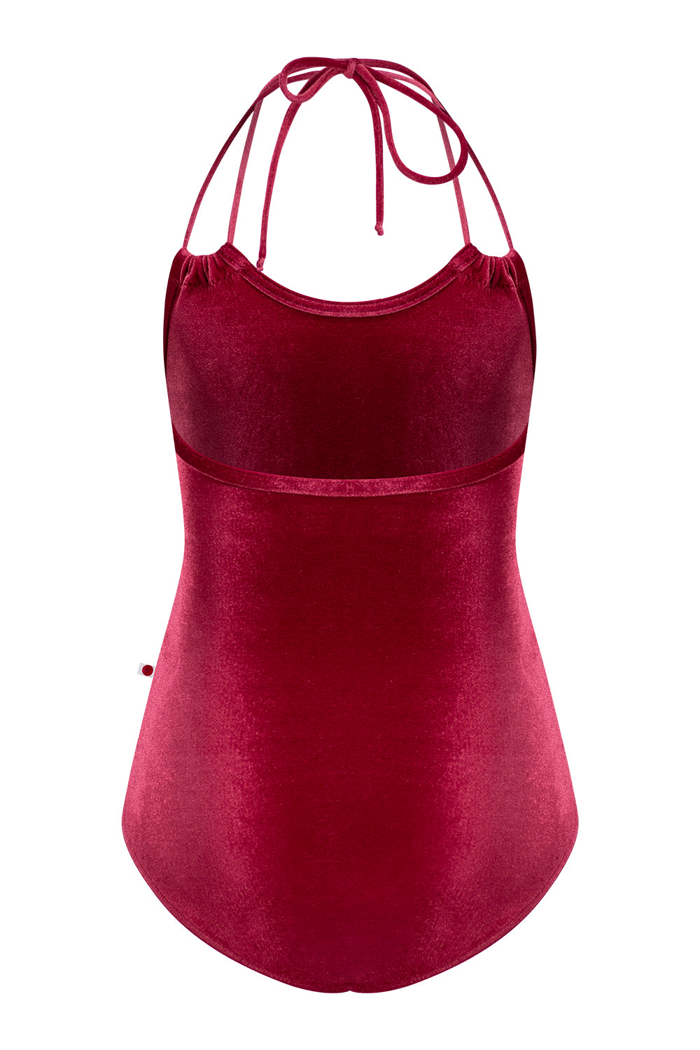 Kids Julia leotard in V-Cerise body & trim color