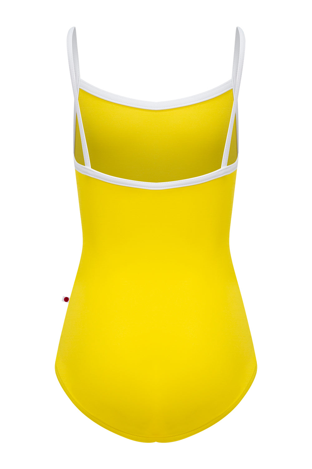 Kids Marisa leotard in T-Buttercup body color with T-White trim color