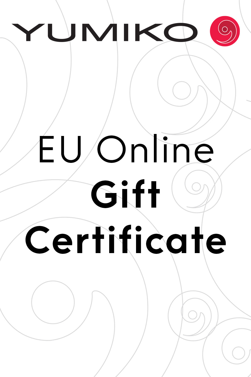 EU Online Gift Certificate