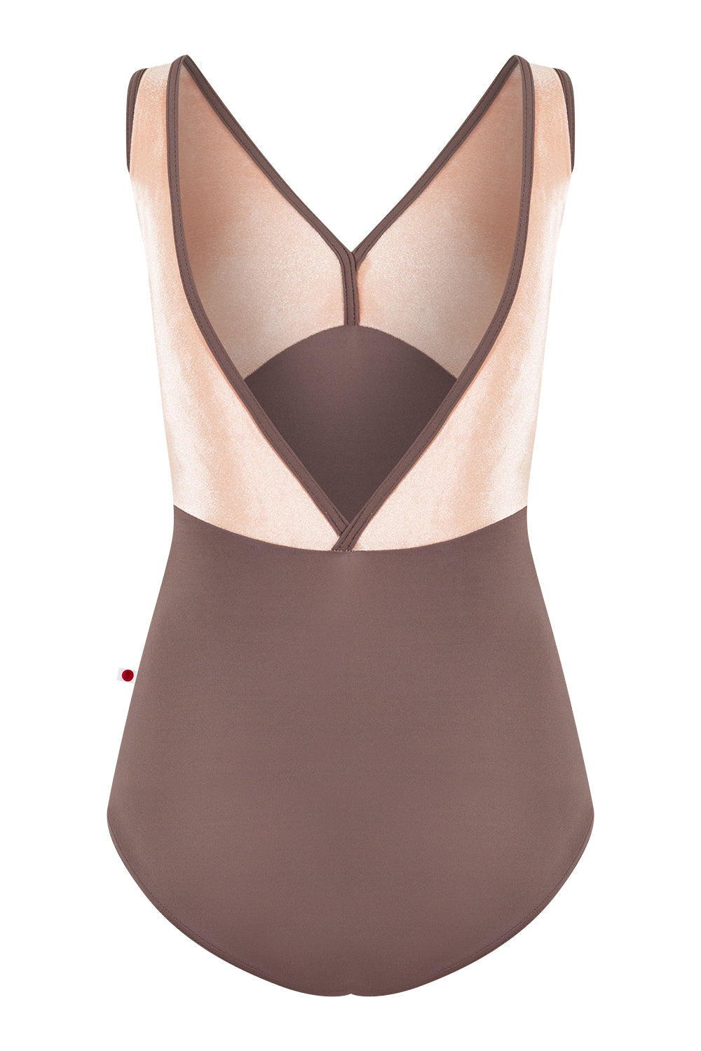 Alicia leotard in T-Phantom body color with V-Blush top color and T-Phantom trim color