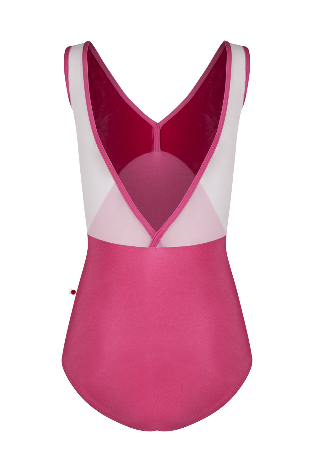 Alicia leotard in N-Waltz body color with V-Peony top color, Mesh Rose back and N-Waltz trim color