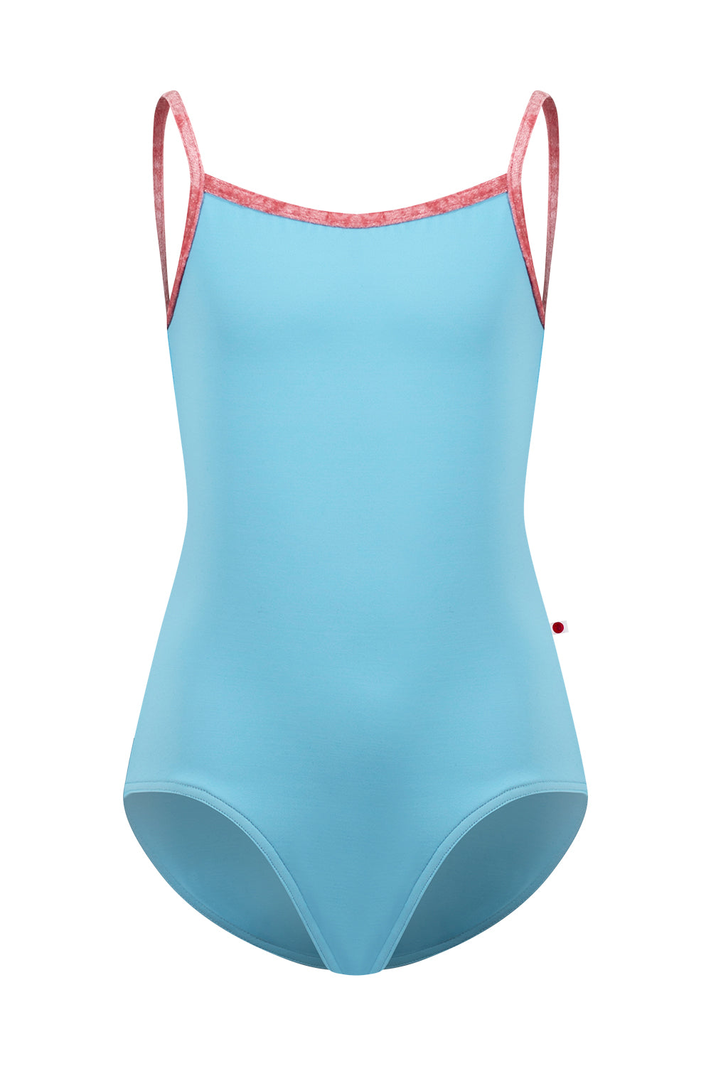 Kids Daniela leotard in T-Pool body color with CV-Romance trim color