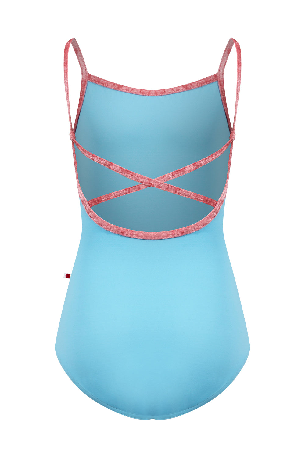 Kids Daniela leotard in T-Pool body color with CV-Romance trim color