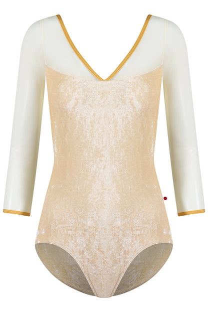 Masha Crushed-Velvet-3Q Sleeves