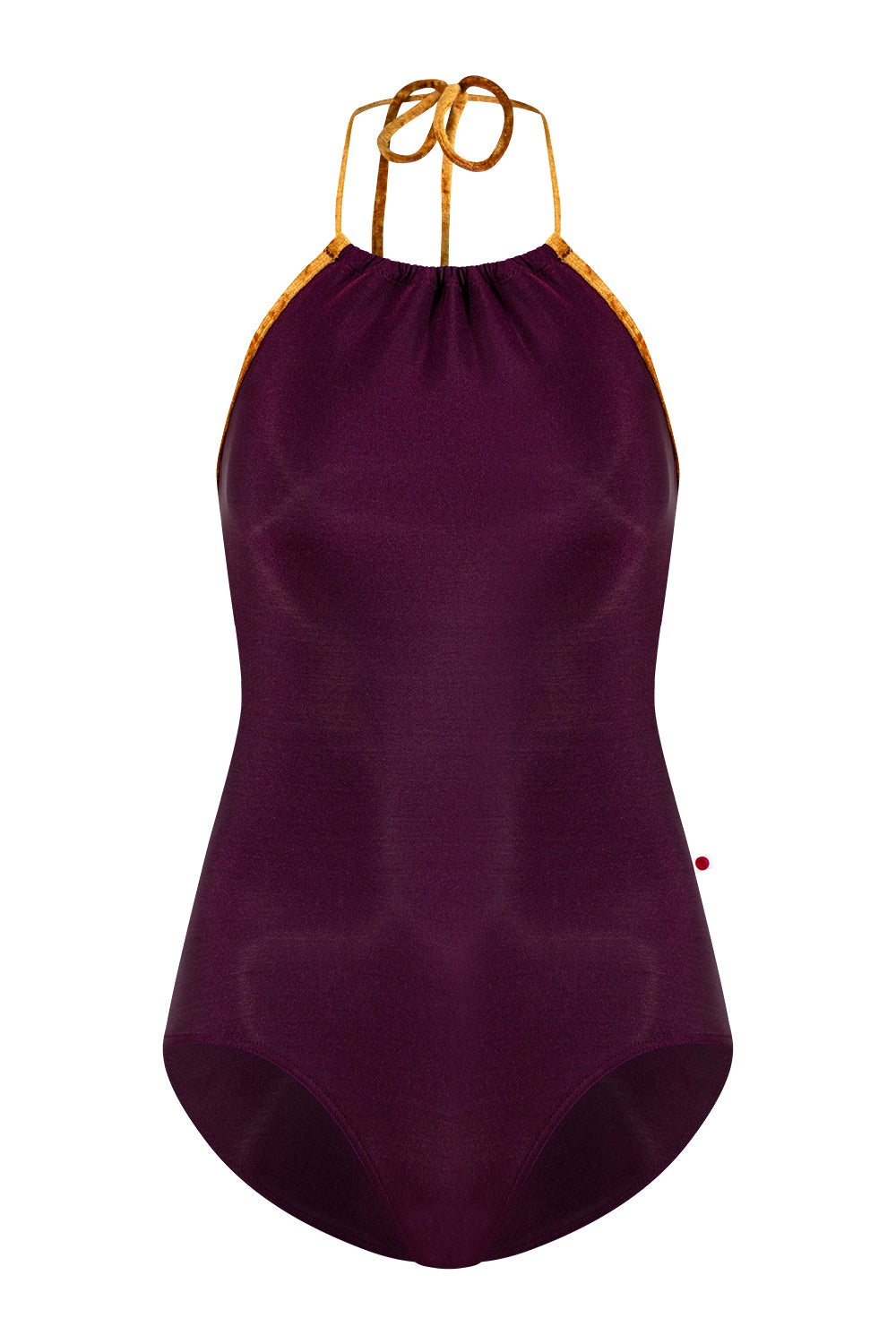 Monique leotard in N-Eggplant body color with CV-Bling trim color