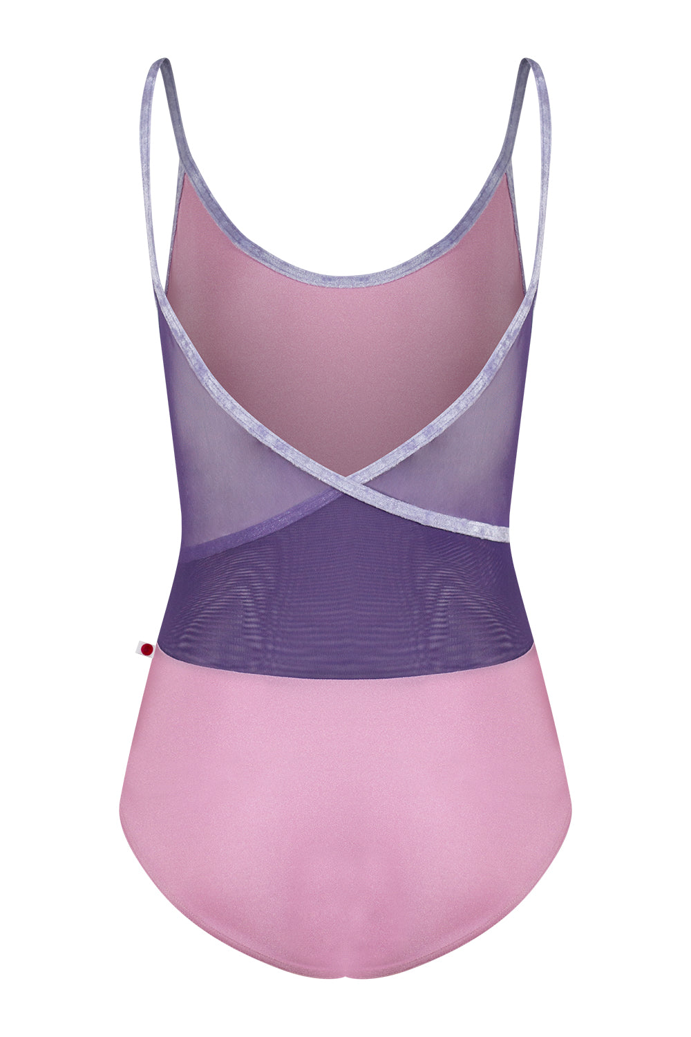 Fiona leotard in N-Confetti body color with Mesh Fortune top color, CV-Angelic trim color and EXTRA HC variation.