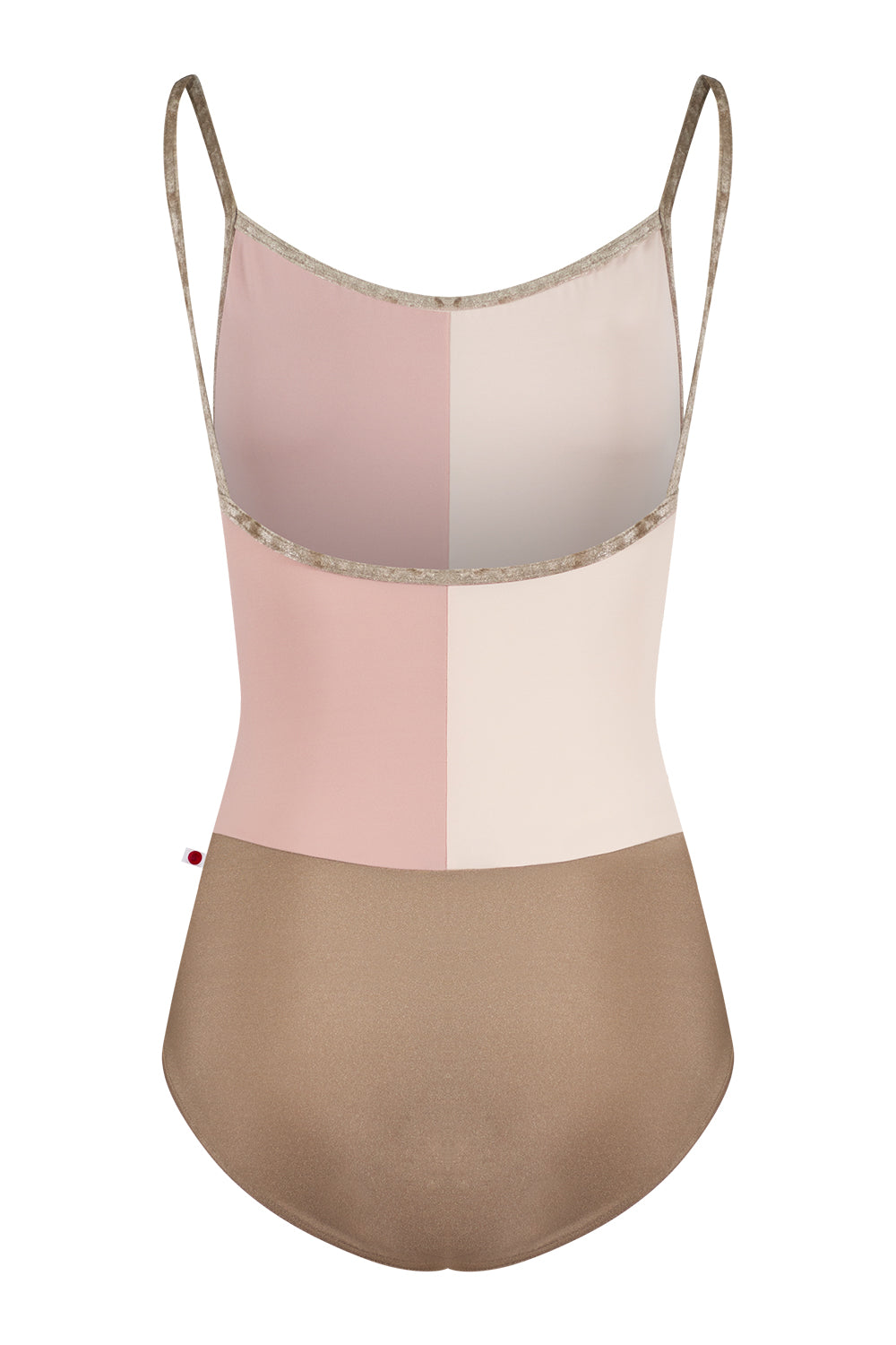 Kayoko leotard in N-Toffee body color with T-Petal & T-Misty Rose top color and CV-Toffee trim color