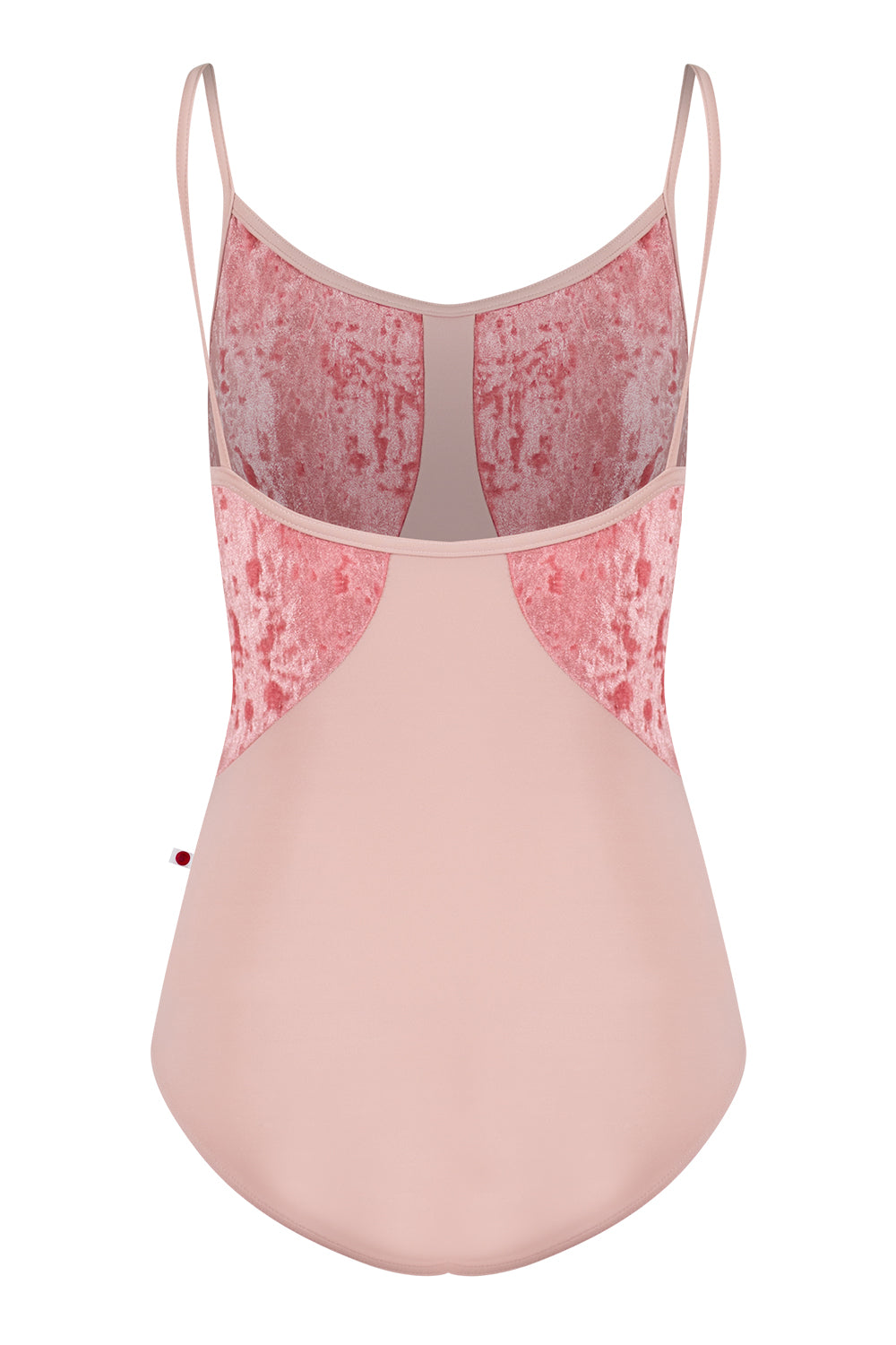 Amanda leotard in T-Petal body color with CV-Romance top color and T-Petal trim color