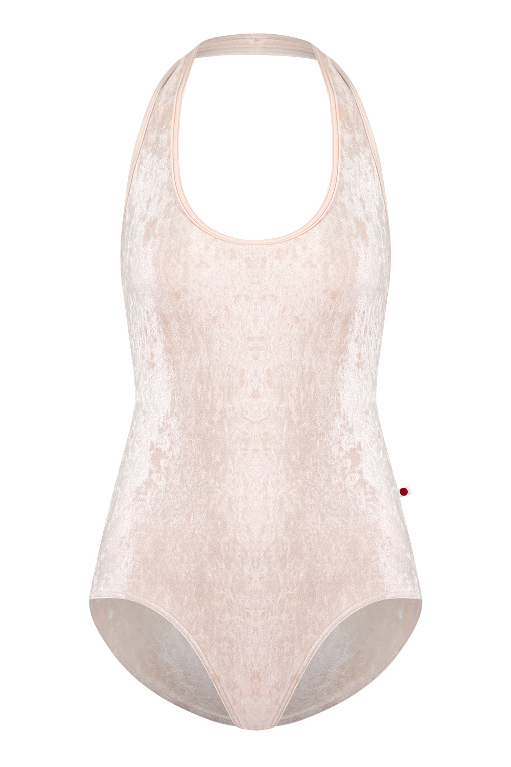 Jaione leotard in CV-Misty Rose body color with T-Misty Rose trim color