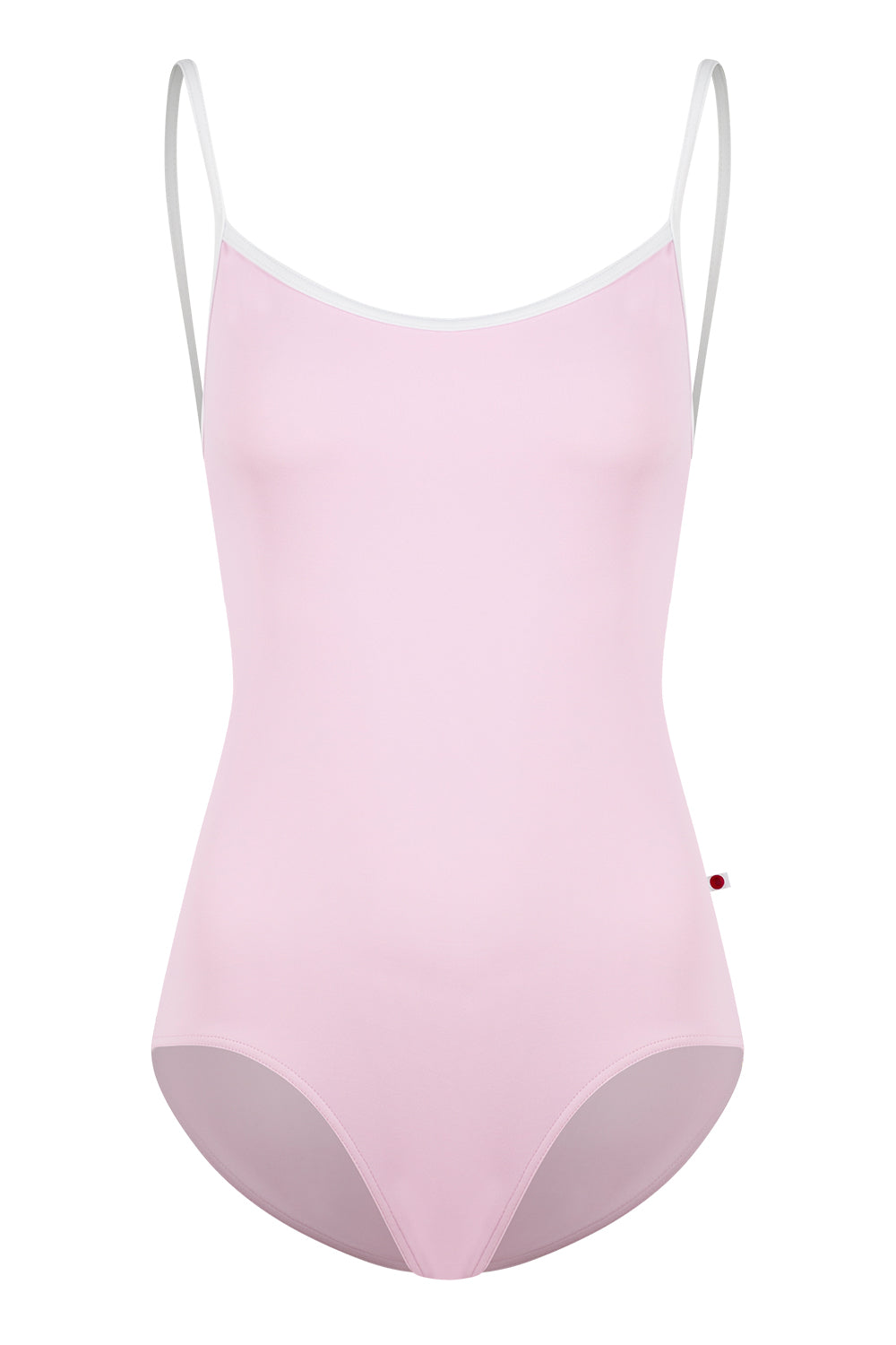 Tamara leotard in T-Rose body color with T-White trim color