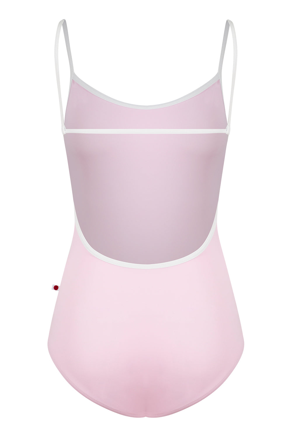 Tamara leotard in T-Rose body color with T-White trim color