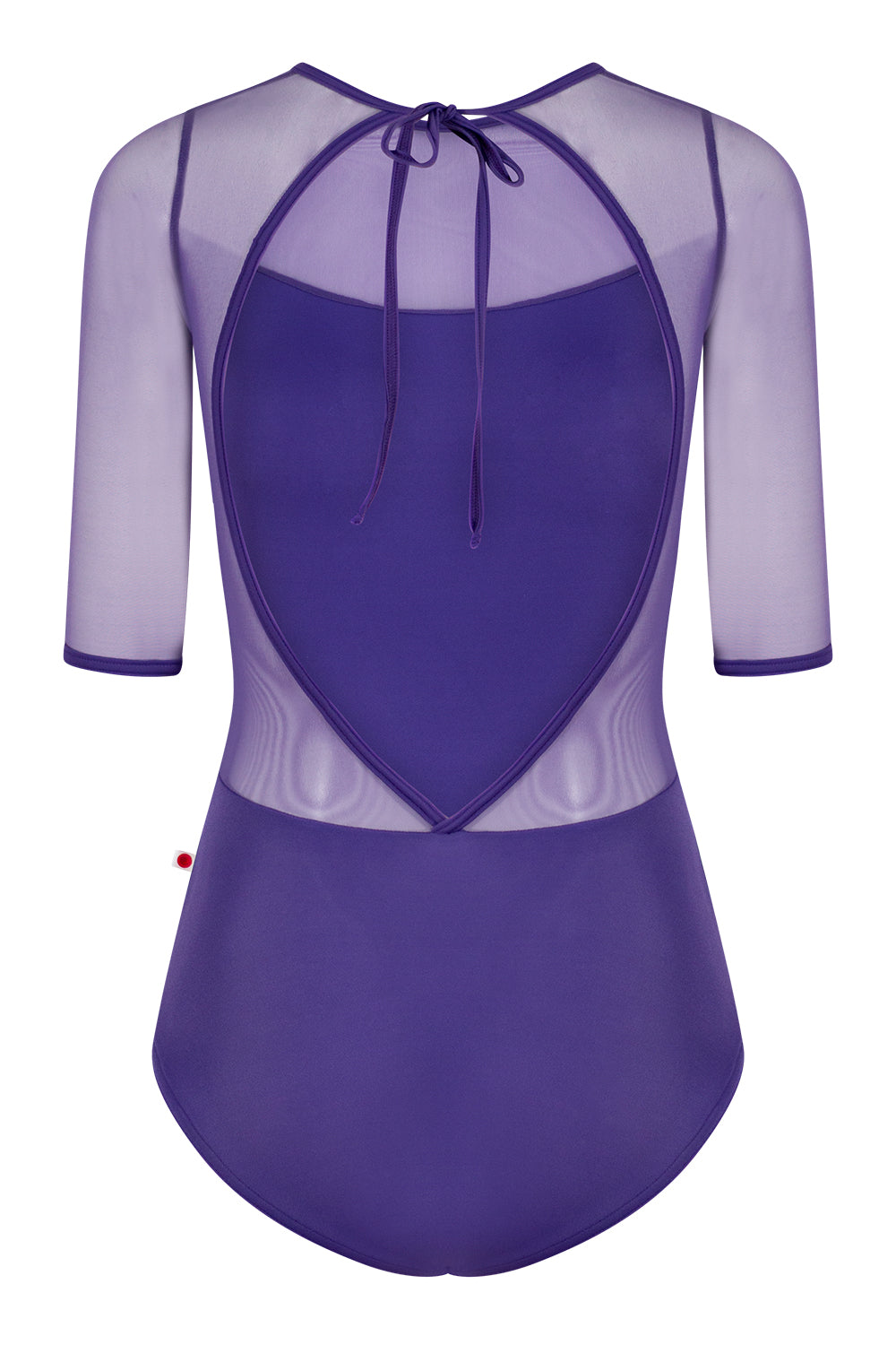 Olivia leotard in T-Myth body & trim color with Mesh Fortune top color and Half Sleeves