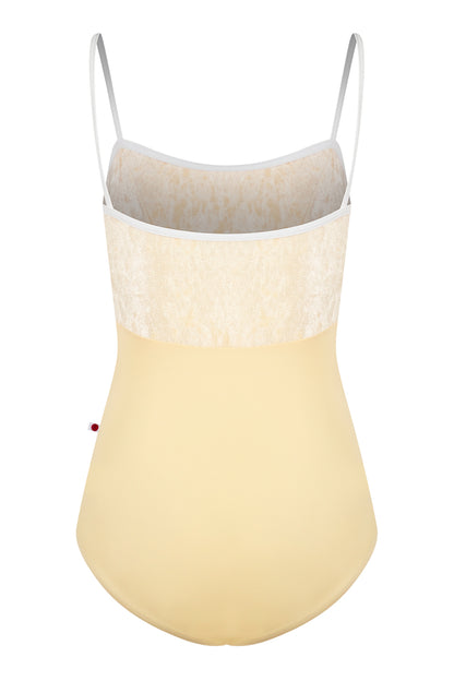 Denise leotard in T-Vanilla body color with CV-Vanilla top color and T-White trim color