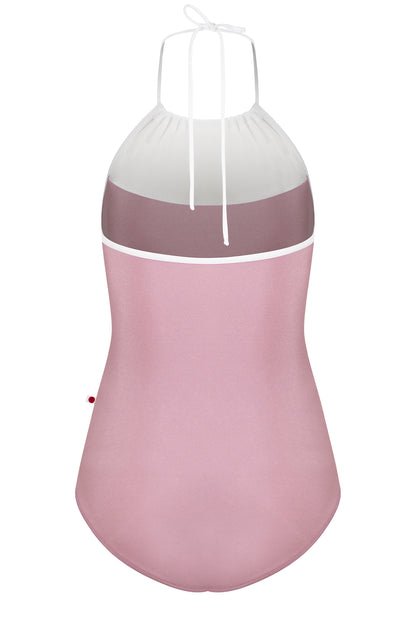 Monique leotard in N-Magic body color with Mesh White top color and T-White trim color