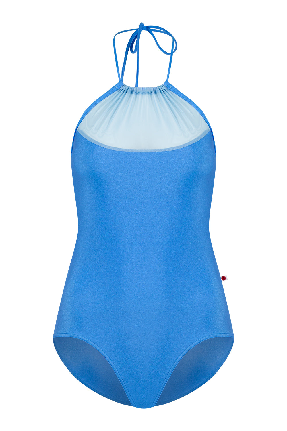 Monique leotard in N-Sky body color with mesh Glacier top color and N-Sky trim color