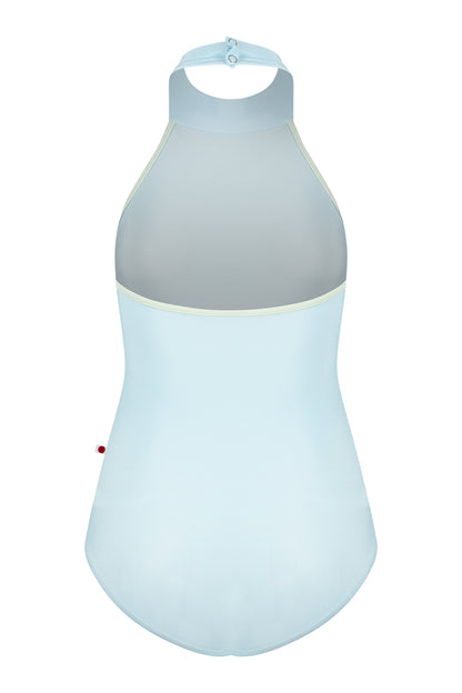 Sarah leotard in N-Mirror body color with T-Pistachio trim color