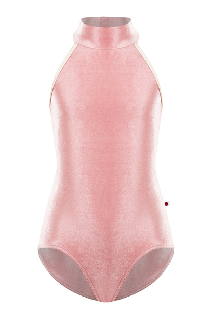 Kids Wendy leotard in V-Dreamy body color with N-Pearl trim color