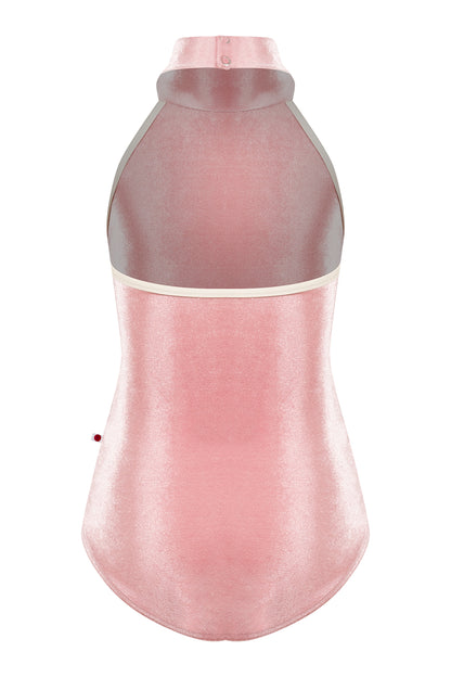 Kids Wendy leotard in V-Dreamy body color with N-Pearl trim color