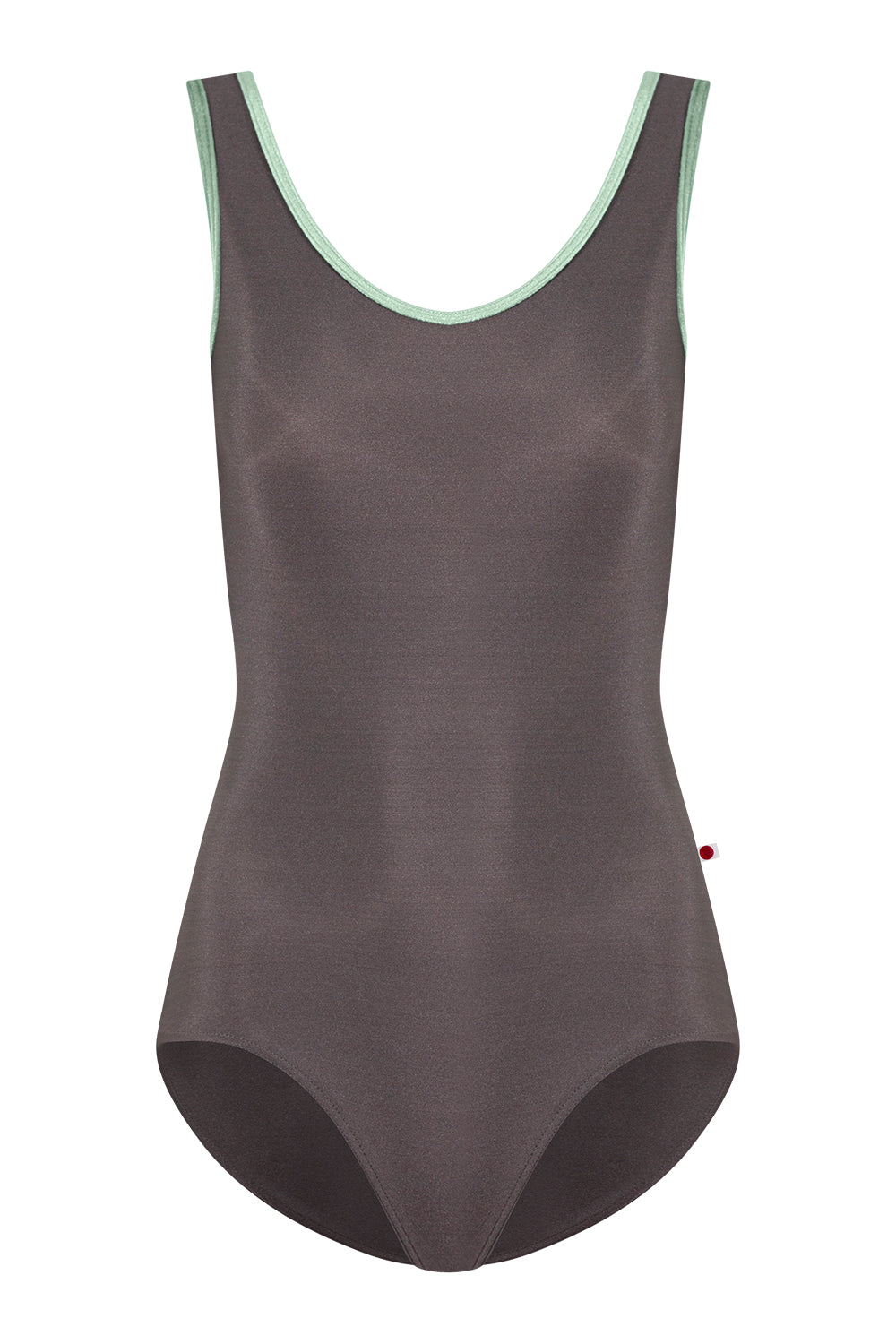 Veronique leotard in N-Shadow body color with V-Meadow trim color