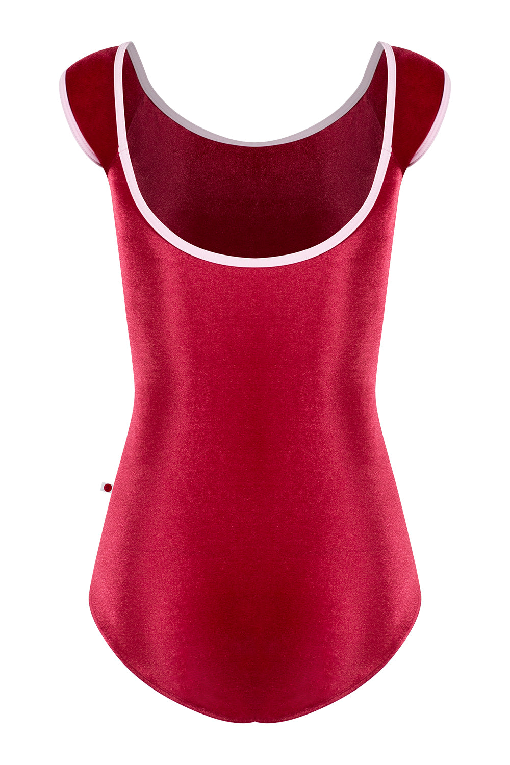 Wendy leotard in V-Cerise body color with T-Rose trim color