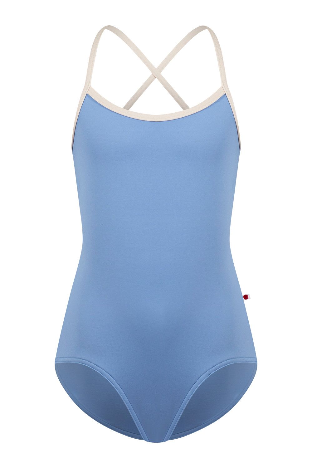Kids Lilia leotard in T-Paradise body color with N-Pearl trim color