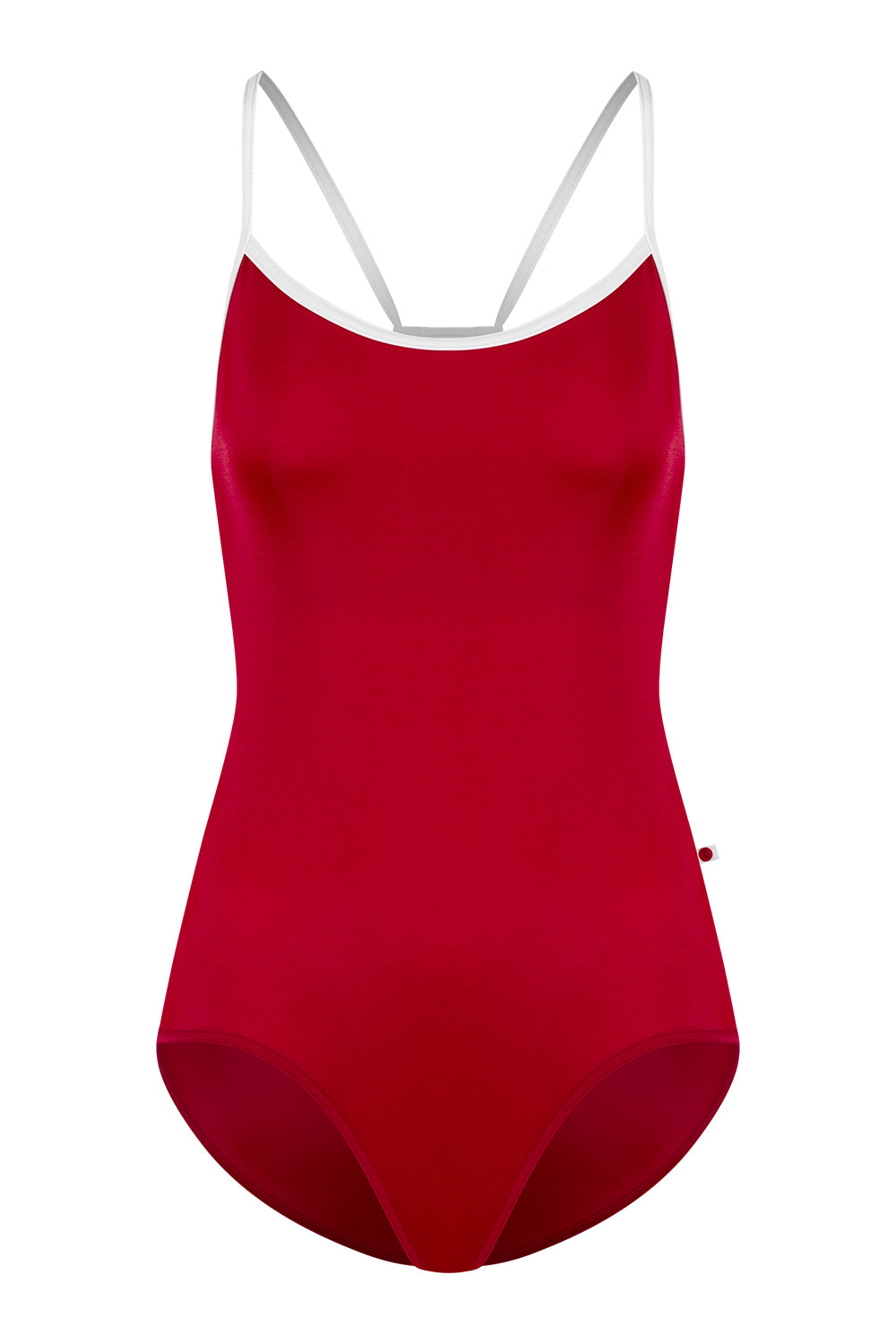 Nadja leotard in T-Babylon body color with T-White trim color