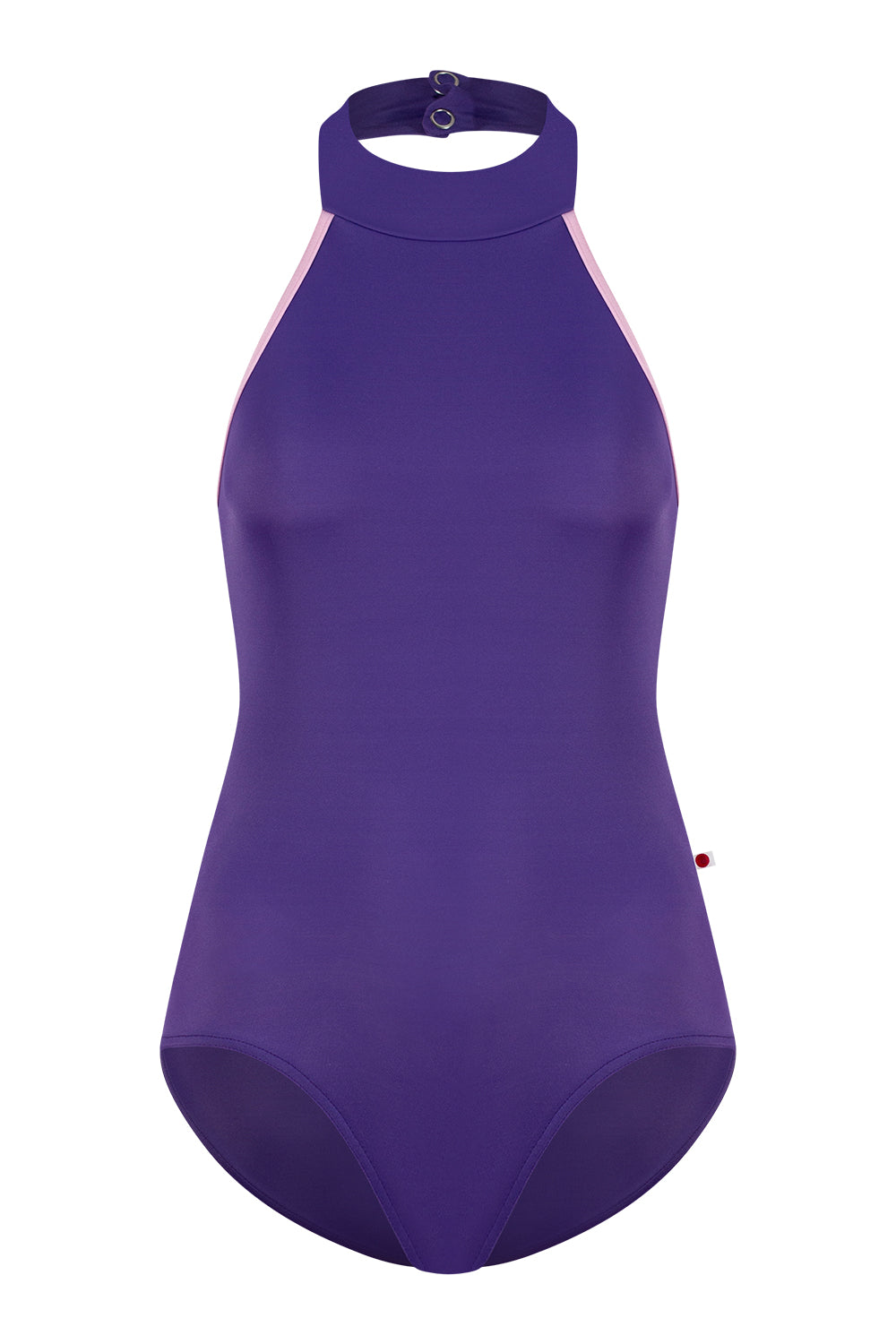 Sarah leotard in T-Wisteria body color with N-Confetti trim color