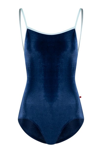 Heather leotard in V-Pisces body color with N-Mirror trim color