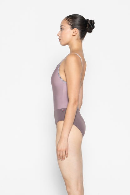 Kayoko leotard in T-Phantom body color with N-Frost top right color, N-Magic top left color and CV-Phantom trim color