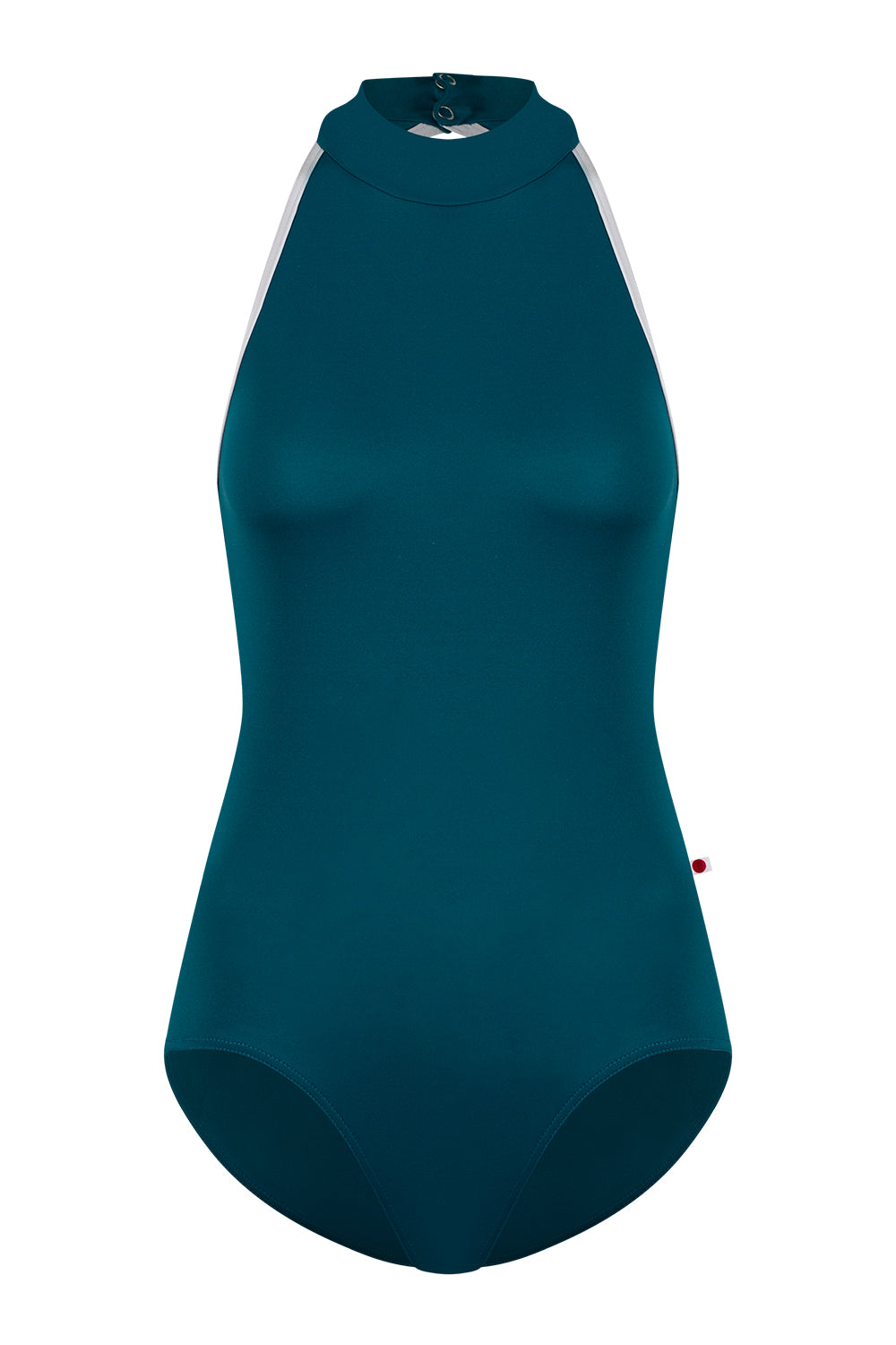 Noe leotard in T-Zenith body color with N-Silver trim color