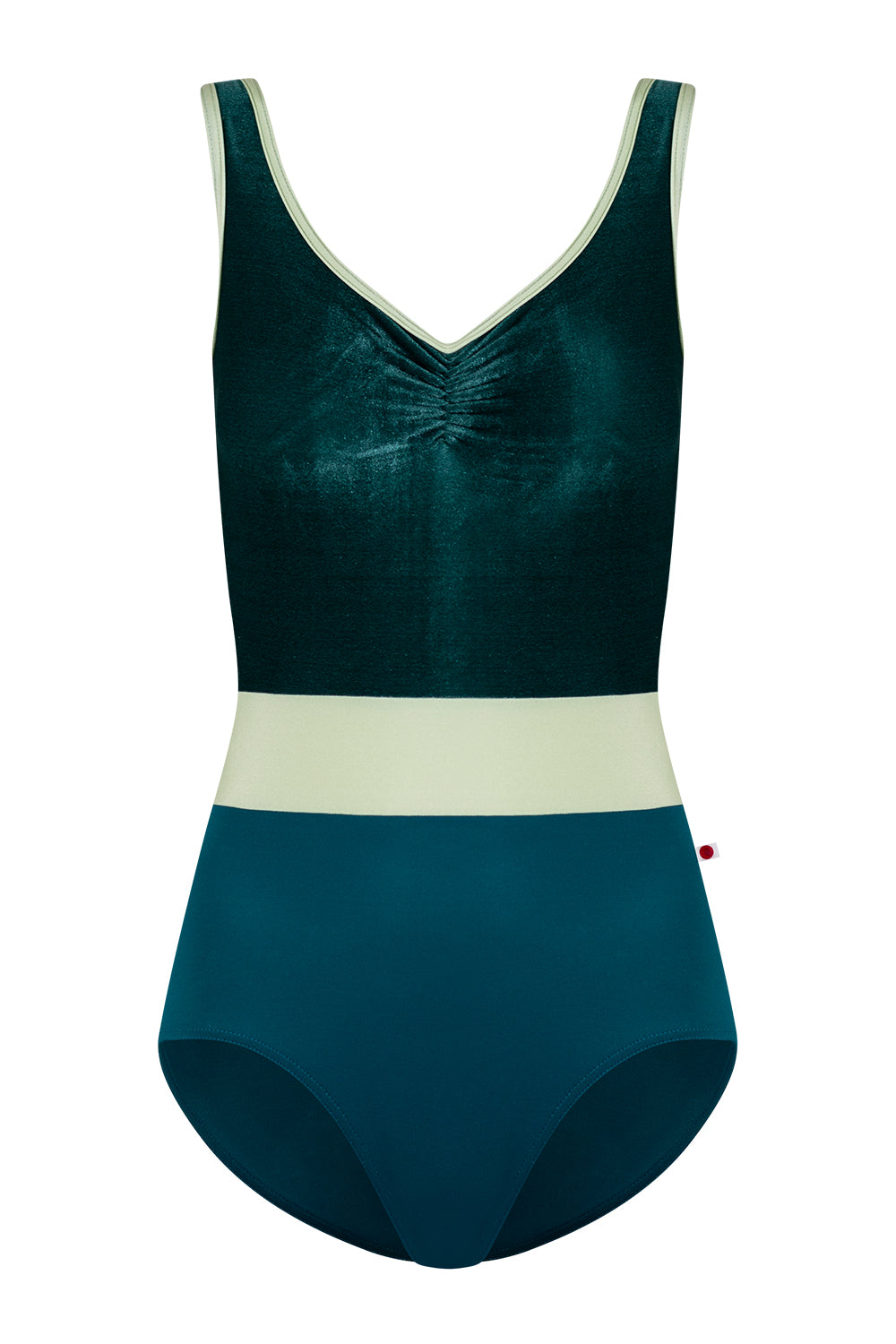 Lucy leotard in T-Zenith body color with V-Orbit top color and N-Ginko trim & middle band color