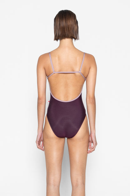 Tamara leotard in N-Opera body color with N-Magic trim color