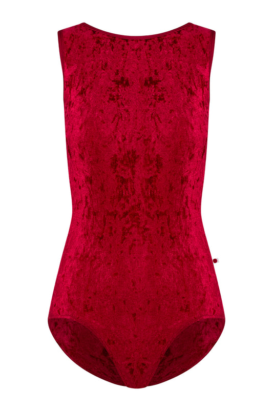 Kids Sofiane leotard in CV-Dark body color with N-Berry trim color