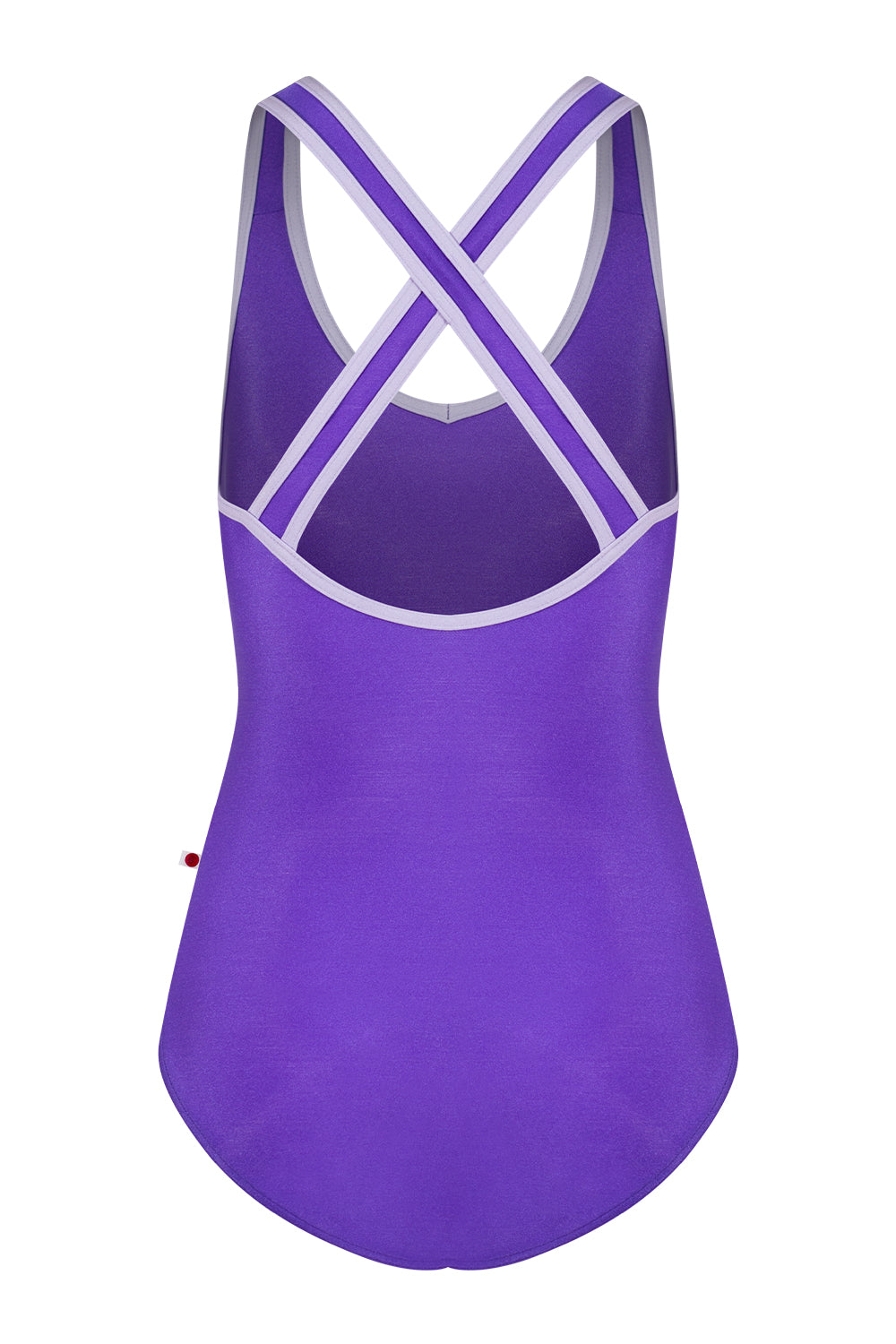 Sonoya leotard in N-Violet body color with N-Poem trim color