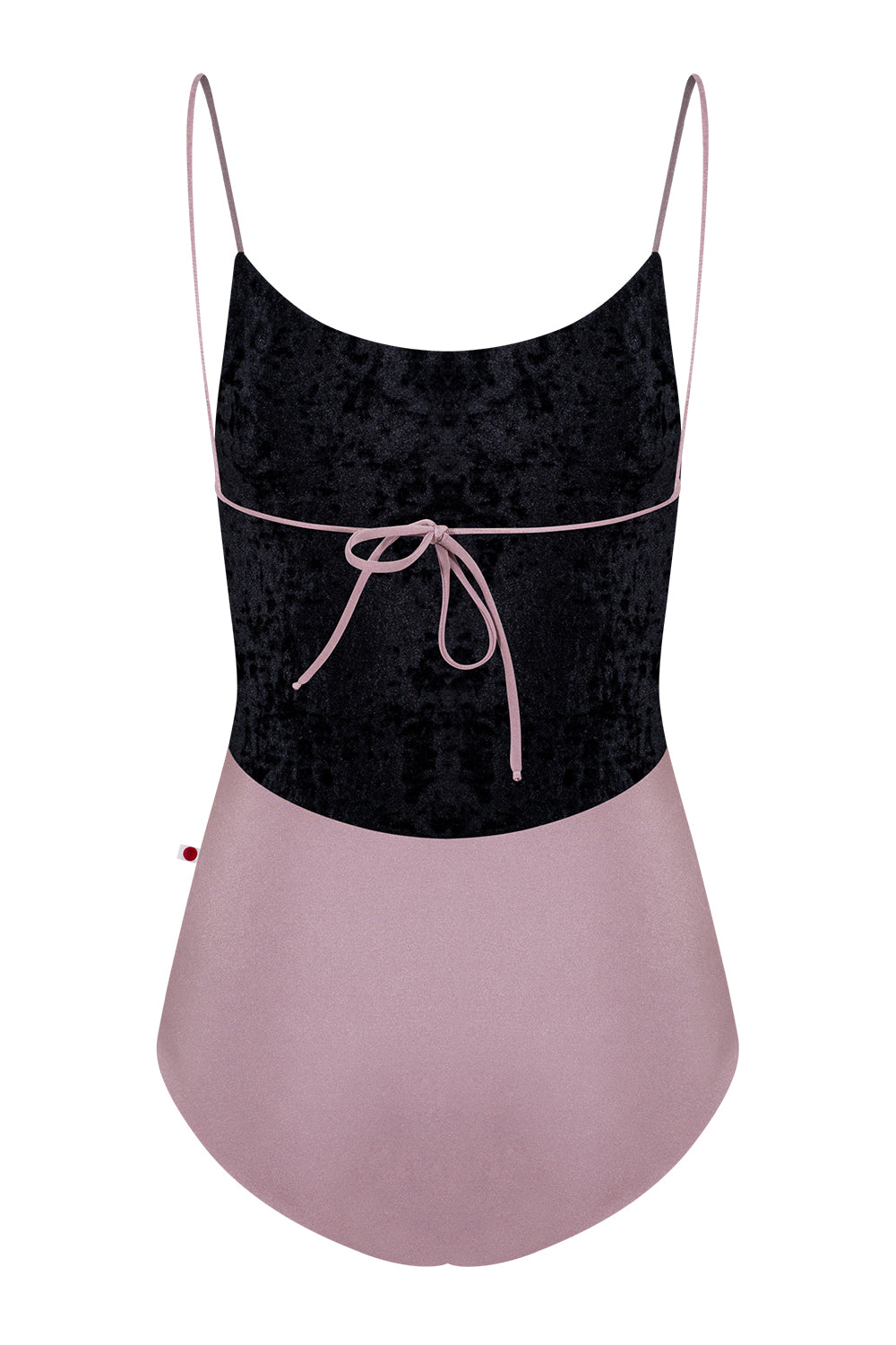 Romy leotard in CV-Black Body color with N-Magic inner pannel and N-Magic trim color