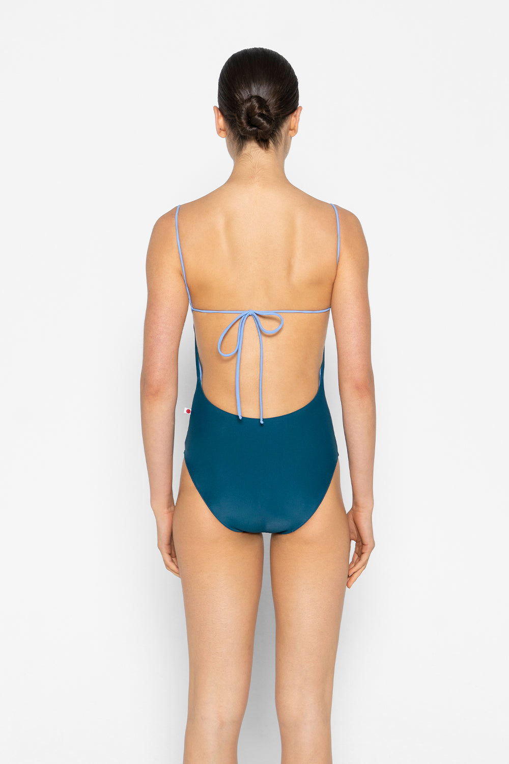 Romy leotard in T-Zenith Body color with T-Paradise inner pannel and T-Paradise trim color