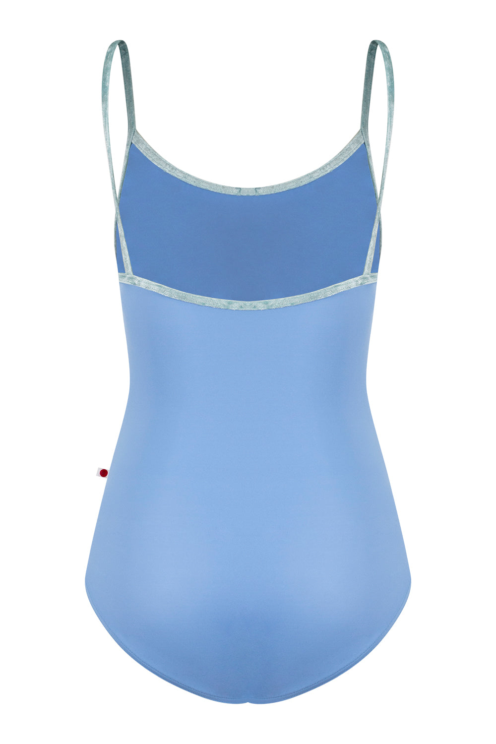 Kathy leotard in T-Paradise body color, CV-Ice trim color with Mesh Whisper overlay