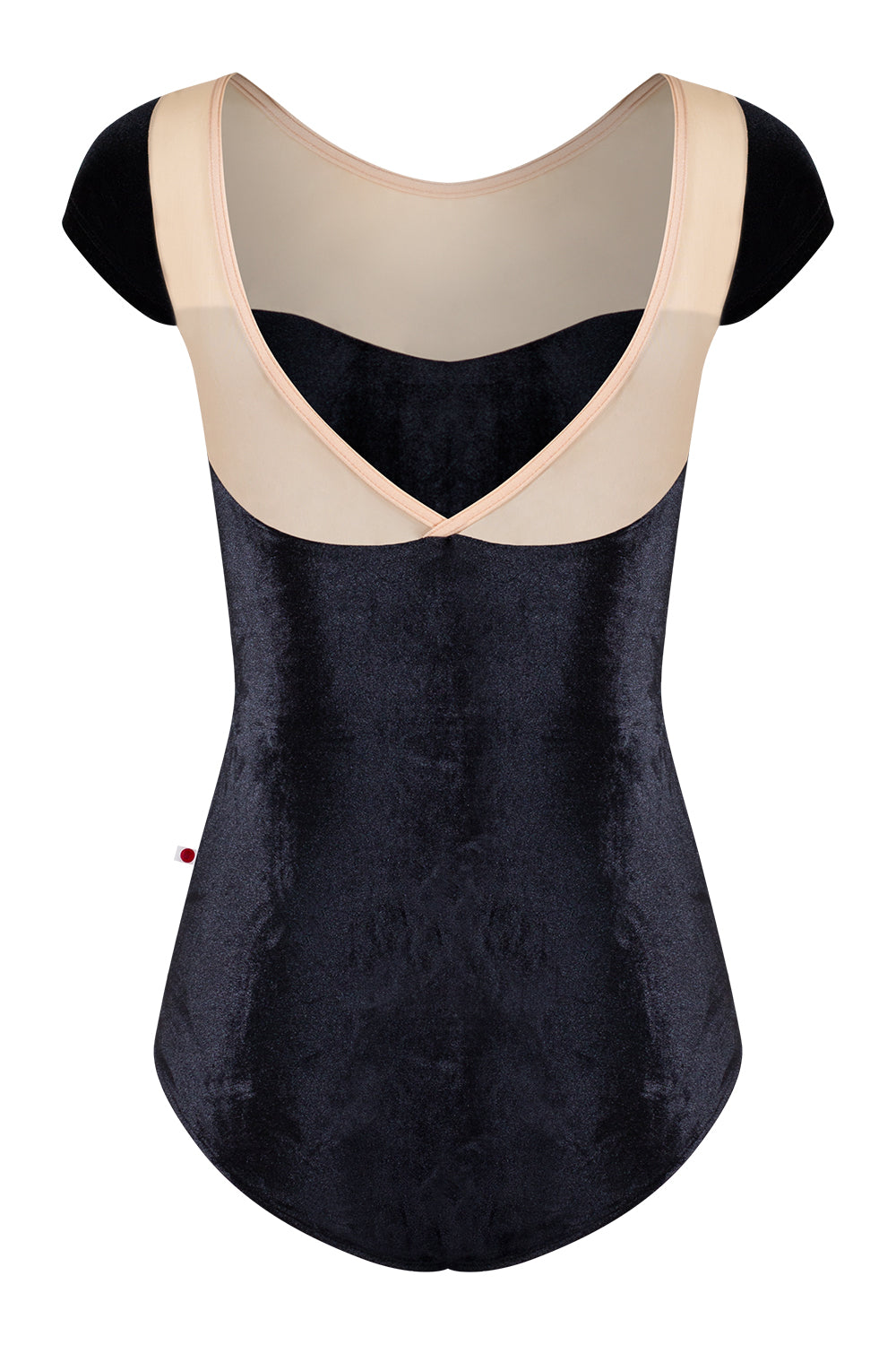 Jane leotard in V-Black body color with Mesh Dolce top color and N-Base trim color