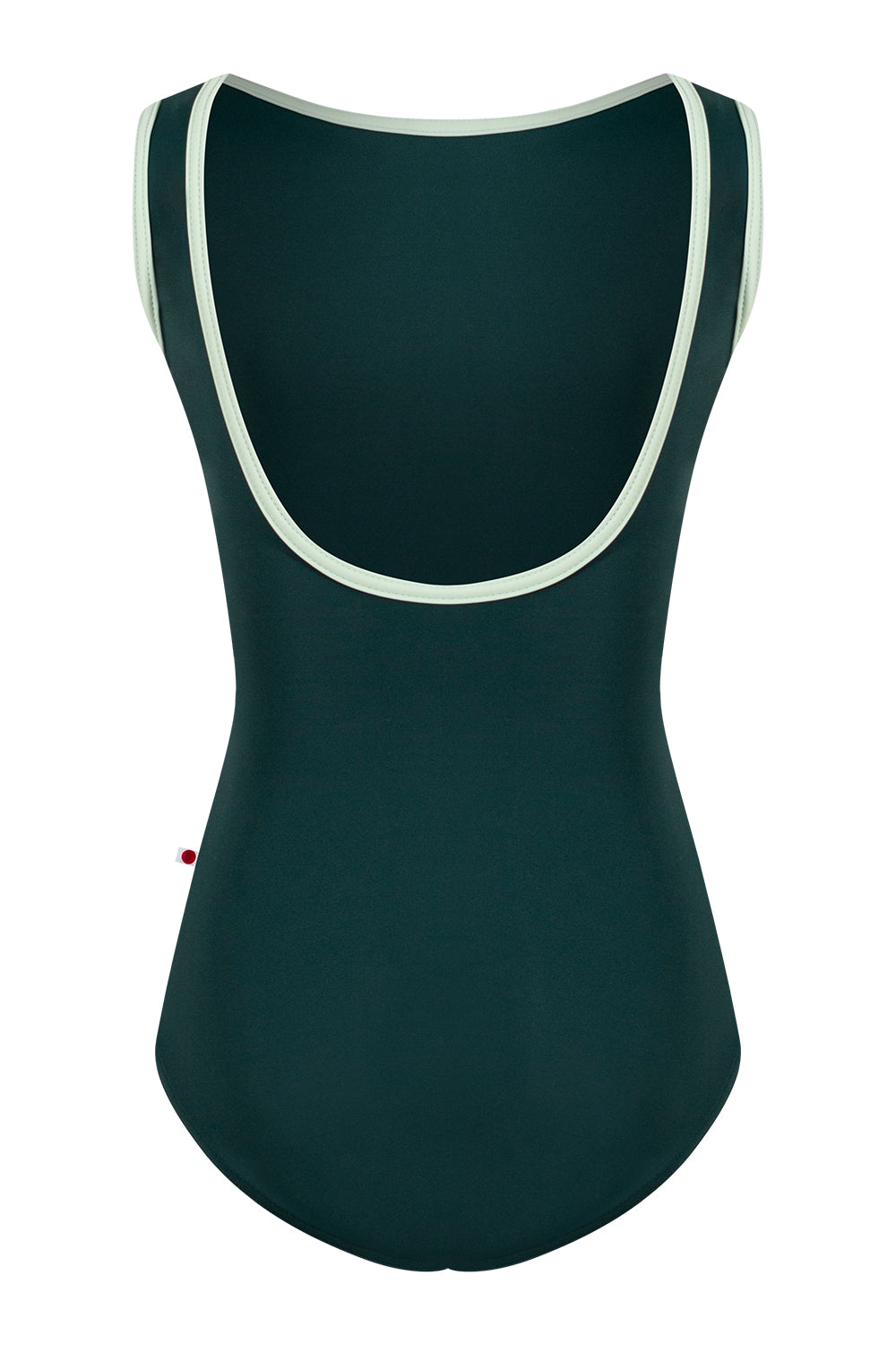 Kids Sofiane leotard in T-Kale body color with T-Pistachio trim color
