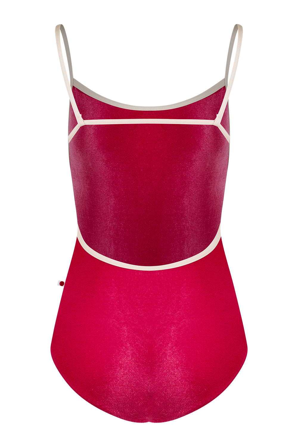Tamara leotard in V-Peony body color with N-Pearl trim color