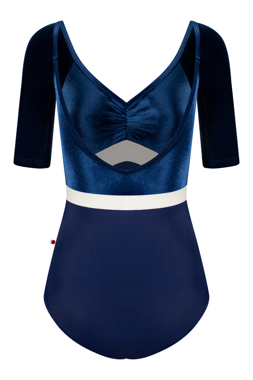 Elli Variation 1 leotard in T-Cosmo body color with V-Pisces top & trim color and N-Antique middle band color