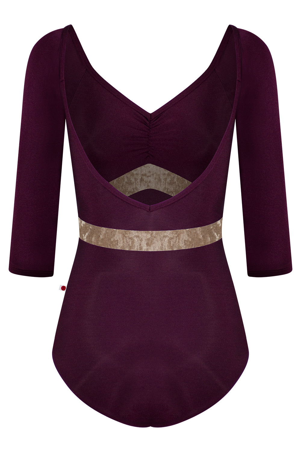 Elli Variation 1 leotard in N-Opera body, top & trim color with CV-Toffee middle band color