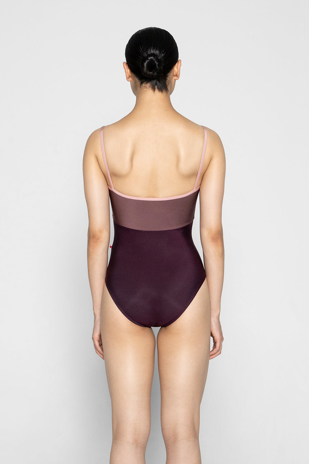 Denise leotard in N-Opera body color with N-Phoenix top color and N-Antique Rose trim color