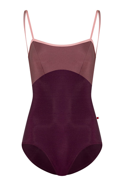 Denise leotard in N-Opera body color with N-Phoenix top color and N-Antique Rose trim color
