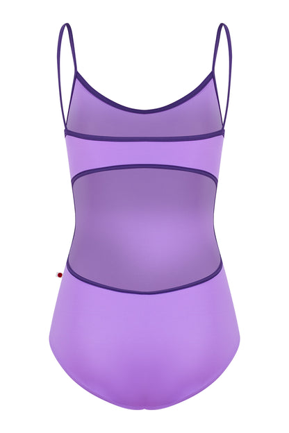 Kiki leotard in T-Iris body color with T-Myth trim color